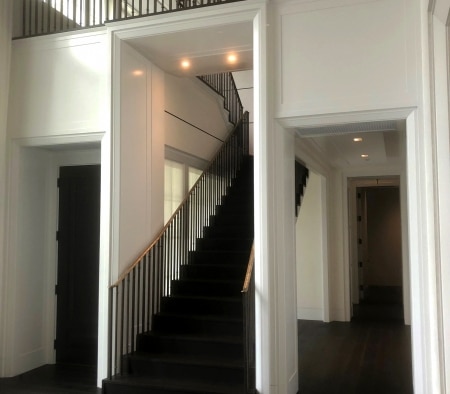 Main Staircase at an East Hampton Home