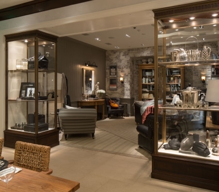 Custom Millwork Fixtures at the Ralph Lauren Flagship on Rodeo Drive