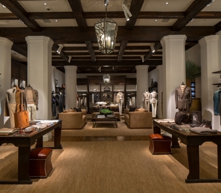 Architectural Woodwork at the Ralph Lauren Flagship on Rodeo Drive