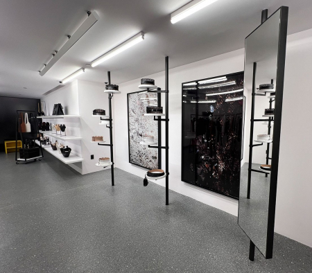 Custom Store Fixtures at Alaia
