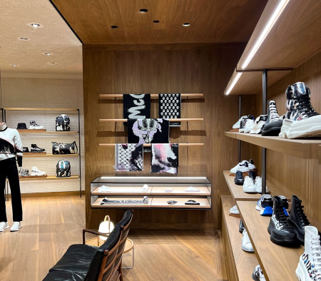 Custom Fixtures at Alexander McQueen