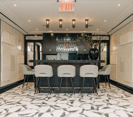 Custom Bar in Bergdorf Goodman