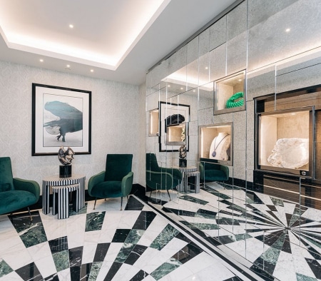 Custom Antique Mirrors at Bergdorf Goodman