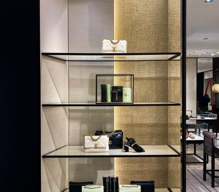 Custom Mllwork Fixtures at Chanel