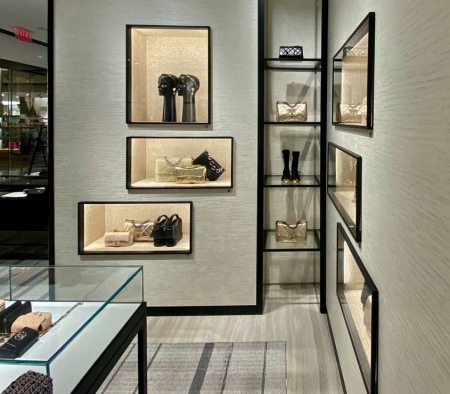 Custom Mllwork Fixtures at Chanel