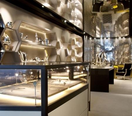 Custom Millwork Fixtures at Christofle