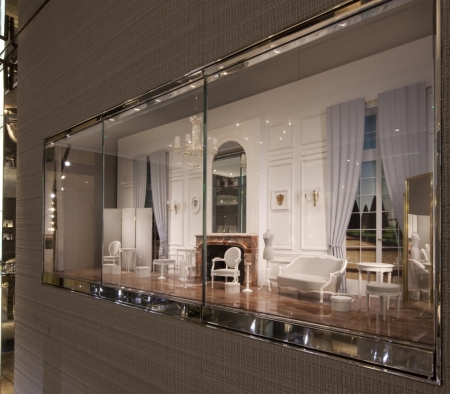 Custom Perimeter Millwork at Christian Dior on Rodeo Drive