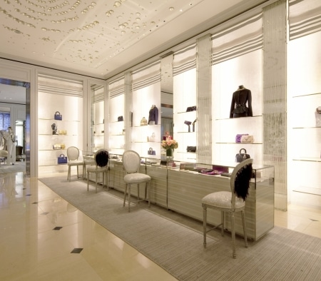 Architectural Woodwork at Christian Dior on Rodeo Drive