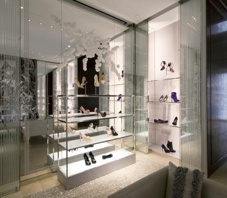Custom Perimeter Millwork at Christian Dior on Rodeo Drive