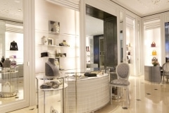 Custom Millwork Fixtures at Christian Dior on Rodeo Drive