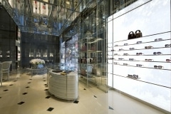 Custom Millwork Fixtures at Christian Dior on Rodeo Drive