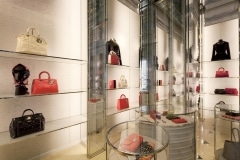 Custom Millwork Fixtures at Christian Dior on Rodeo Drive