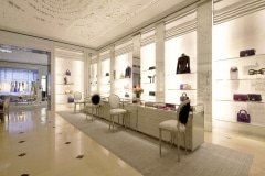Architectural Woodwork at Christian Dior on Rodeo Drive