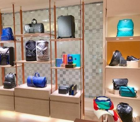 Custom Perimeter Millwork at Louis Vuitton in Bloomingdale's