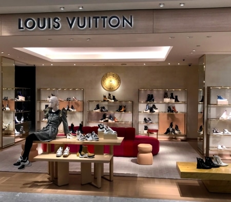 Custom Millwork at Louis Vuitton Shoe Boutique