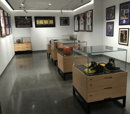 Custom Millwork Fixtures at NBA Flagship