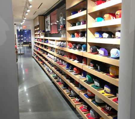 Custom Perimeter Millwork at NBA Flagship