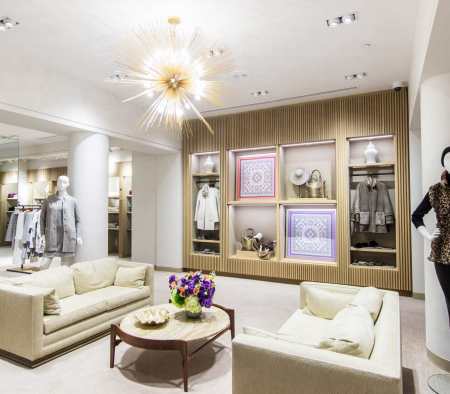 Custom Millwork Fixtures at Paul Stuart