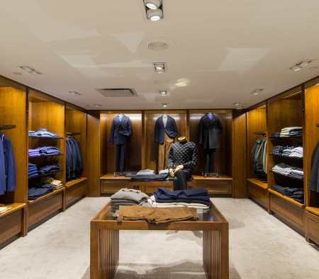 Custom Perimeter Millwork at Paul Stuart