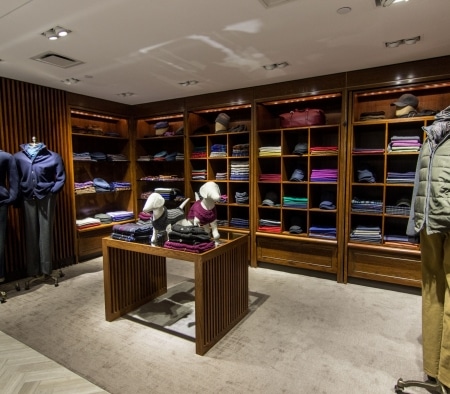 Custom Perimeter Millwork at Paul Stuart