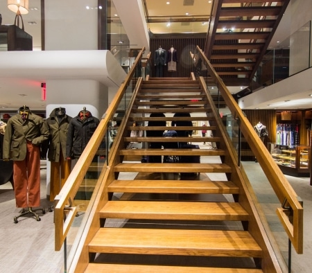 Architectural Woodwork at Paul Stuart