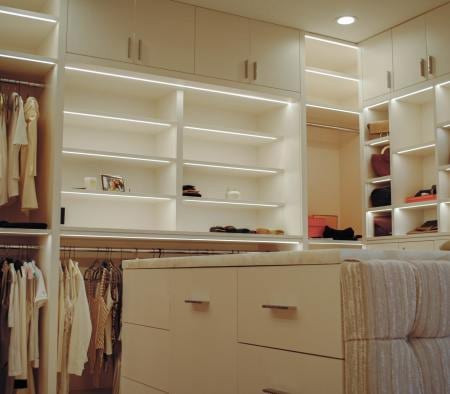 Walk-In Closest with Millwork Details