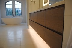 Custom Millwork in a Master Bathroom Vanity