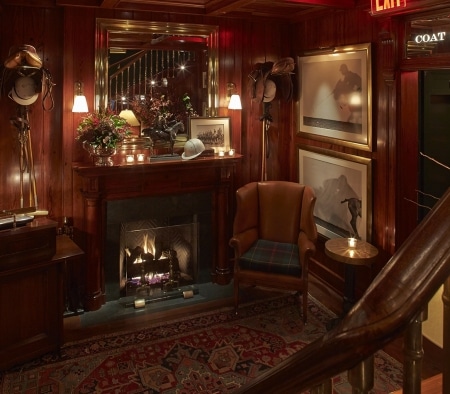Custom Millwork at the Polo Bar