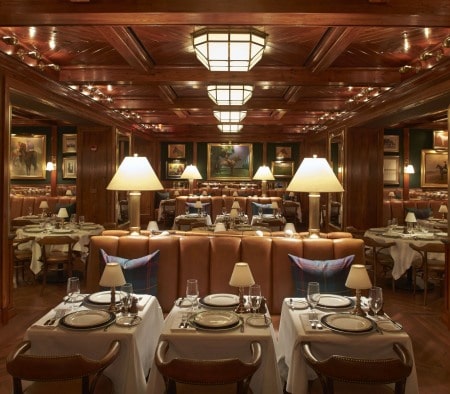 Custom Millwork at the Polo Bar