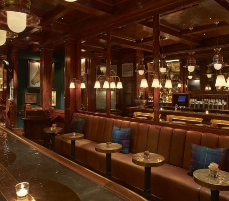 Custom Millwork at the Polo Bar