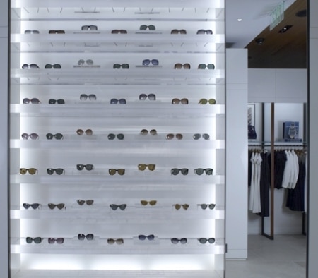Sunglasses Showcase Display at Ralph Lauren
