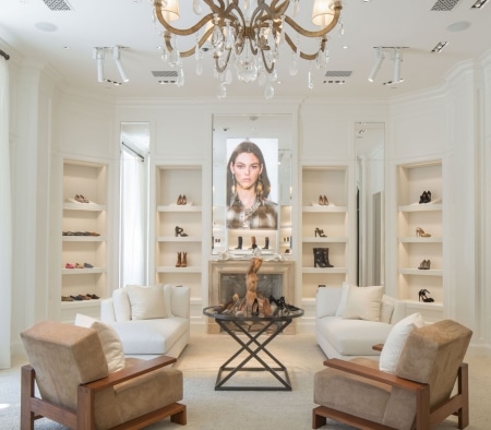Architectural Woodwork at the Ralph Lauren Flagship on Rodeo Drive