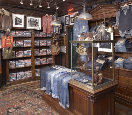 Custom Fixtures at Ralph Lauren Men's Flagship