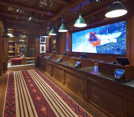 Custom Millwork at Polo Ralph Lauren Flagship