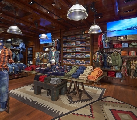 Custom Millwork at Polo Ralph Lauren Flagship