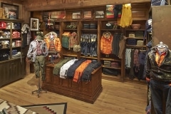 Custom Millwork Fixtures at Polo Ralph Lauren