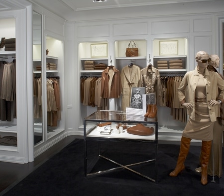 Custom Millwork Fixtures at the Ralph Lauren Women's Flagship