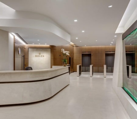 Custom Millwork at Rolex