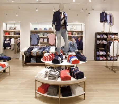 Custom Fixtures at Tommy Hilfiger