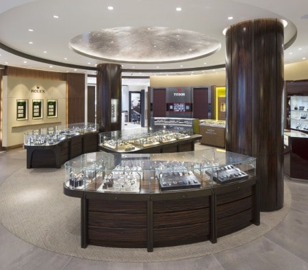 Custom Millwork Fixtures at Tourneau