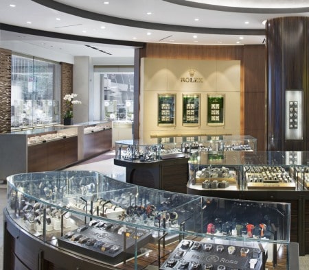 Custom Millwork Fixtures at Tourneau