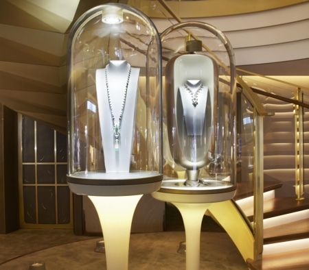 Custom Millwork Fixtures at Van Cleef & Arpels