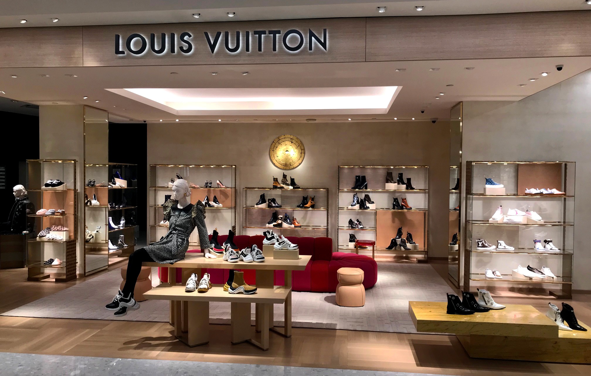Custom Millwork at Louis Vuitton Shoes