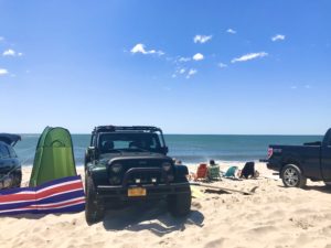 Jeep on the Beach