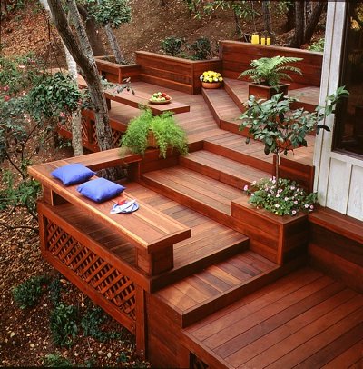 outdoor wooden decks